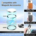Калъф за iPhone 16 Plus - Luxury Crystal MagSafe - черен