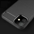 Калъф за iPhone 12 / iPhone 12 Pro - Carbon Silicone - Черен