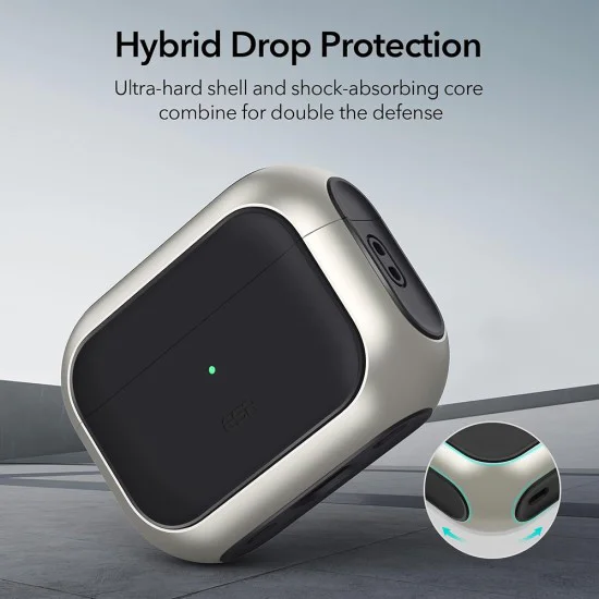 Калъф за Apple AirPods 4 - ESR Orbit Hybrid HaloLock - черен
