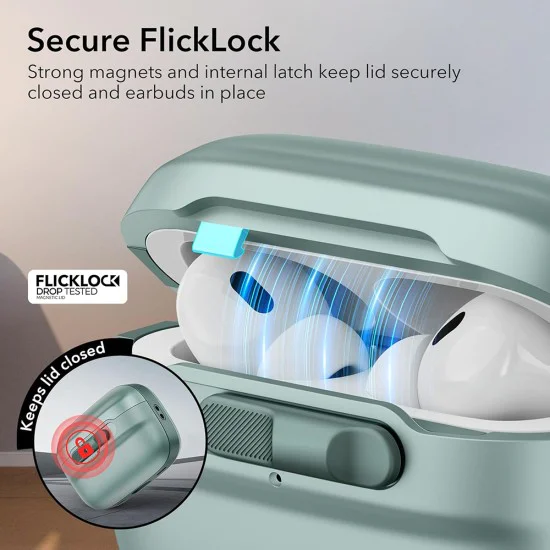 Калъф за Apple AirPods 4 - ESR Pulse Magnetic HaloLock - черен