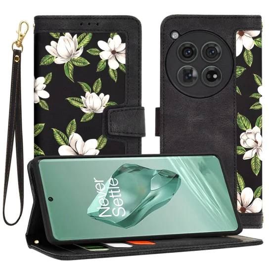 Калъф за OnePlus 12 - FlipCraft - Flowers of the Dawn