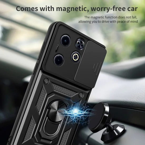 Калъф за Infinix Hot 40i / Smart 8 - CamShield Series - зелен