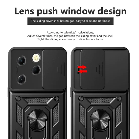 Протектор за Infinix Hot 40 / 40 Pro / Tecno Spark 20 Pro - серия CamShield - зелен
