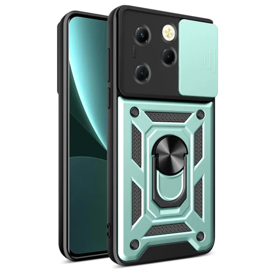 Протектор за Infinix Hot 40 / 40 Pro / Tecno Spark 20 Pro - серия CamShield - зелен