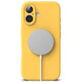 Калъф за iPhone 16 Plus - Ringke Silicone Magnetic MagSafe - Жълт