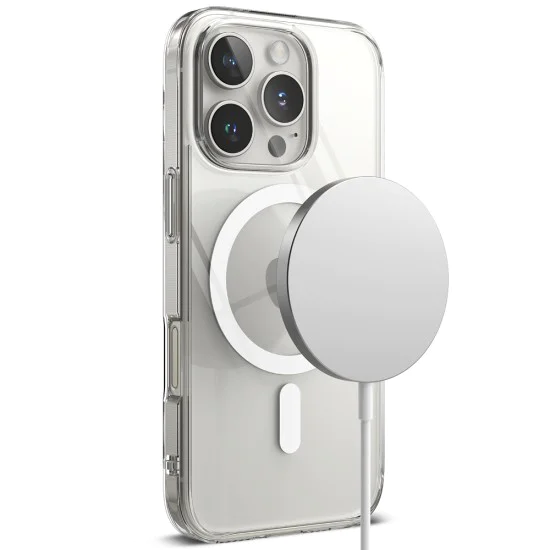 Калъф за iPhone 16 Pro - Ringke Fusion MagSafe - Прозрачен