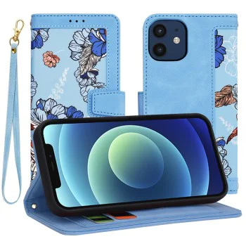 Калъф за iPhone 12 / 12 Pro - FlipCraft - Vibrant Blue