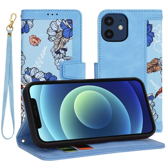 Калъф за iPhone 12 / 12 Pro - FlipCraft - Vibrant Blue