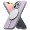 Калъф за iPhone 16 Pro - Ringke Silicone Magnetic MagSafe - Лавандула