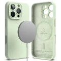 Калъф за iPhone 16 Pro - Ringke Silicone Magnetic MagSafe - Soft Mint