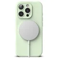 Калъф за iPhone 16 Pro - Ringke Silicone Magnetic MagSafe - Soft Mint