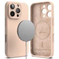 Калъф за iPhone 16 Pro - Ringke Silicone Magnetic MagSafe - Pink Sand