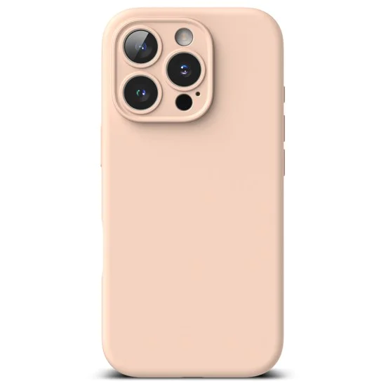 Калъф за iPhone 16 Pro - Ringke Silicone Magnetic MagSafe - Pink Sand