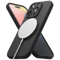 Калъф за iPhone 16 Pro - Ringke Silicone Magnetic MagSafe - черен