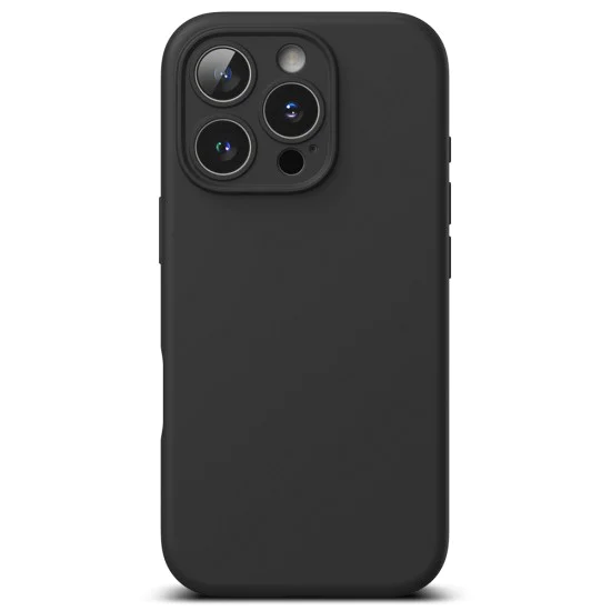 Калъф за iPhone 16 Pro Max - Ringke Silicone Magnetic MagSafe - черен