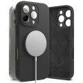 Калъф за iPhone 16 Pro Max - Ringke Silicone Magnetic MagSafe - черен