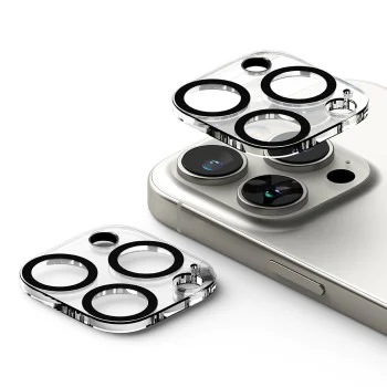 Протектор за камера за iPhone 16 Pro / iPhone 16 Pro Max (комплект 2) - Ringke Camera Protector Glass - Прозрачен