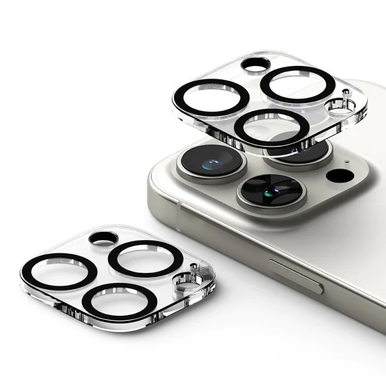 Протектор за камера за iPhone 16 Pro / iPhone 16 Pro Max (комплект 2) - Ringke Camera Protector Glass - Прозрачен