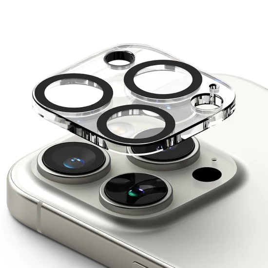 Протектор за камера за iPhone 16 Pro / iPhone 16 Pro Max (комплект 2) - Ringke Camera Protector Glass - Прозрачен