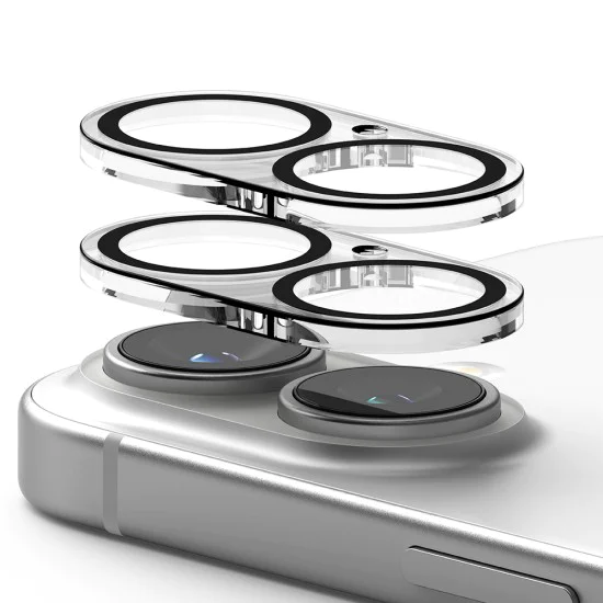 Протектор за камера за iPhone 16 / iPhone 16 Plus (комплект 2) - Ringke Camera Protector Glass - Прозрачен