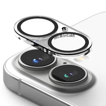 Протектор за камера за iPhone 16 / iPhone 16 Plus (комплект 2) - Ringke Camera Protector Glass - Прозрачен