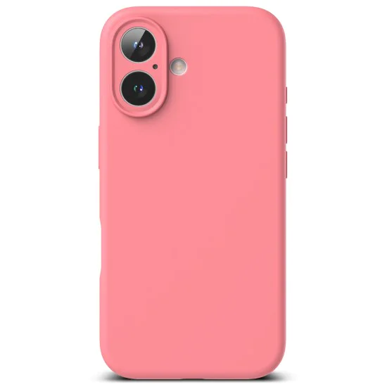 Калъф за iPhone 16 Plus - Ringke Silicone Magnetic MagSafe - Розов