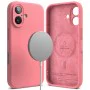 Калъф за iPhone 16 Plus - Ringke Silicone Magnetic MagSafe - Розов