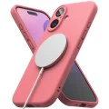 Калъф за iPhone 16 Plus - Ringke Silicone Magnetic MagSafe - Розов
