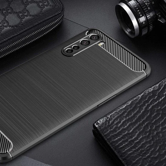 Калъф за OnePlus Nord 5G - Carbon Silicone - Черен