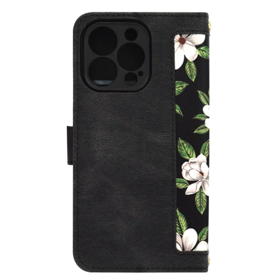 Калъф за iPhone 13 Pro - FlipCraft - Flowers of the Dawn