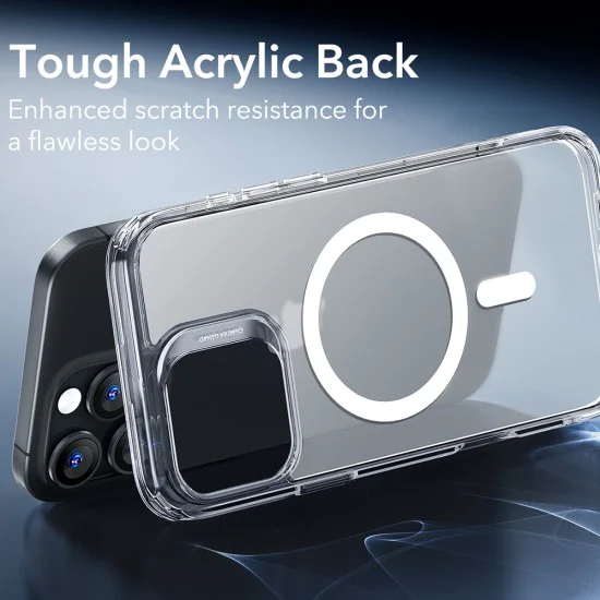 Калъф за iPhone 16 Pro Max - ESR Classic Classic Hybrid HaloLock - Frosted Clear