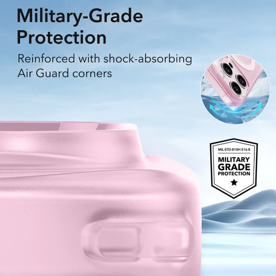 Калъф за iPhone 16 Pro - ESR Zero HaloLock - Frosted Pink