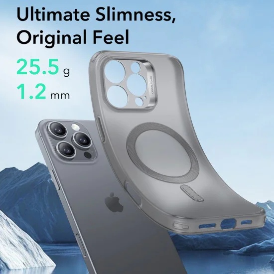 Калъф за iPhone 16 Pro - ESR Zero HaloLock - Frosted Grey