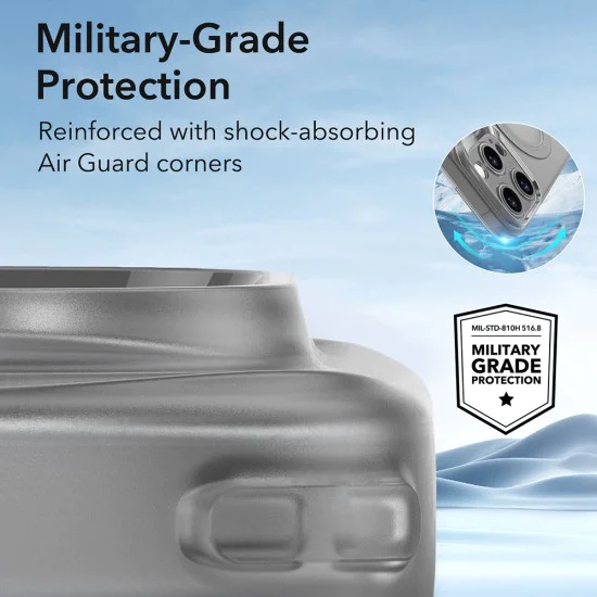 Калъф за iPhone 16 Pro - ESR Zero HaloLock - Frosted Grey