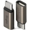 Адаптер Lightning към Type-C с OTG функция, 480Mbps, 27W (комплект 2) - Ringke - Gunmetal