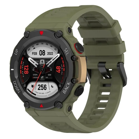 Каишка за Amazfit T-Rex T-Rex 2/2 Ocean Blue - Каишка за часовник (W067) - Тъмнозелен