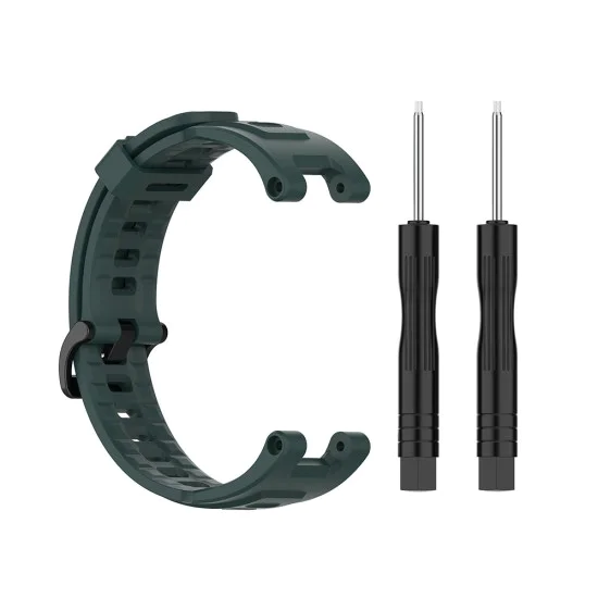 Каишка за Amazfit T-Rex / T-Rex Pro - Каишка за часовник (W067) - Тъмнозелен