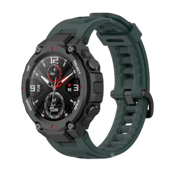 Каишка за Amazfit T-Rex / T-Rex Pro - Каишка за часовник (W067) - Тъмнозелен