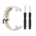 Каишка за Amazfit T-Rex / T-Rex Pro - Каишка за часовник (W067) - Кремаво бяло