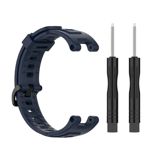 Каишка за Amazfit T-Rex / T-Rex Pro - Каишка за часовник (W067) - Тъмносиньо
