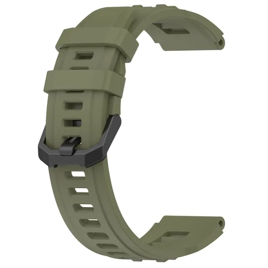 Каишка за Amazfit T-Rex Ultra - Каишка за часовник (W067) - Тъмно зелено