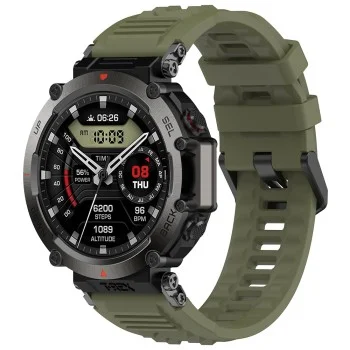 Каишка за Amazfit T-Rex Ultra - Каишка за часовник (W067) - Тъмно зелено