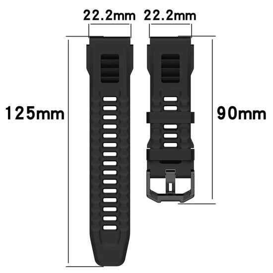 Каишка за Amazfit T-Rex Ultra - Каишка за часовник (W067) - Сив