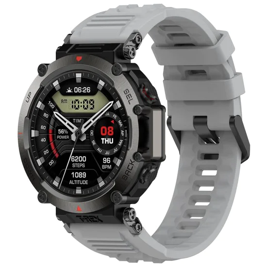 Каишка за Amazfit T-Rex Ultra - Каишка за часовник (W067) - Сив