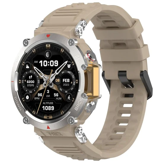 Каишка за Amazfit T-Rex Ultra - Каишка за часовник (W067) - Бежов
