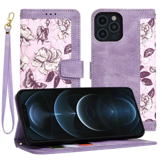 Калъф за iPhone 12 Pro Max - FlipCraft - Mysterious Purple