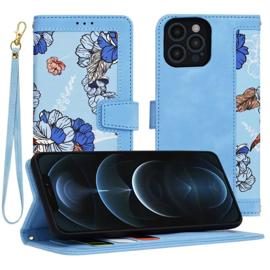 Калъф за iPhone 12 Pro Max - FlipCraft - Vibrant Blue