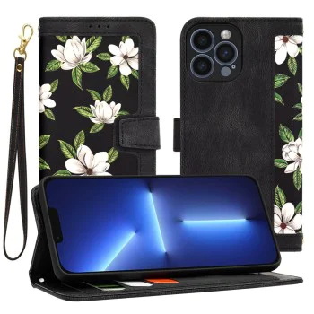 Калъф за iPhone 13 Pro Max - FlipCraft - Flowers of the Dawn