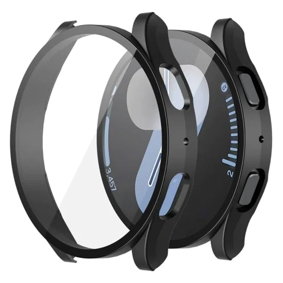 Протектор за Samsung Galaxy Watch7 (44mm) + Протектор - Defense360 Pro - Черен