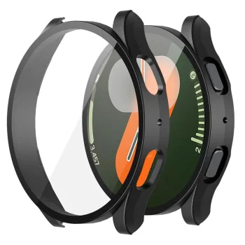 Протектор за Samsung Galaxy Watch7 (40mm) + Протектор - Defense360 Pro - Черен